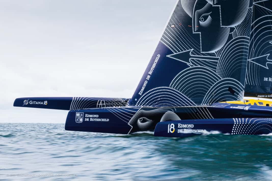Die jüngste Ultim "Gitana 18" wurde im Februar vom Stapel gelassen. Für Skipper Charles Caudrelier und den Rennstall Edmond de Rothschild markiert die Route du Rhum das erste Solo.