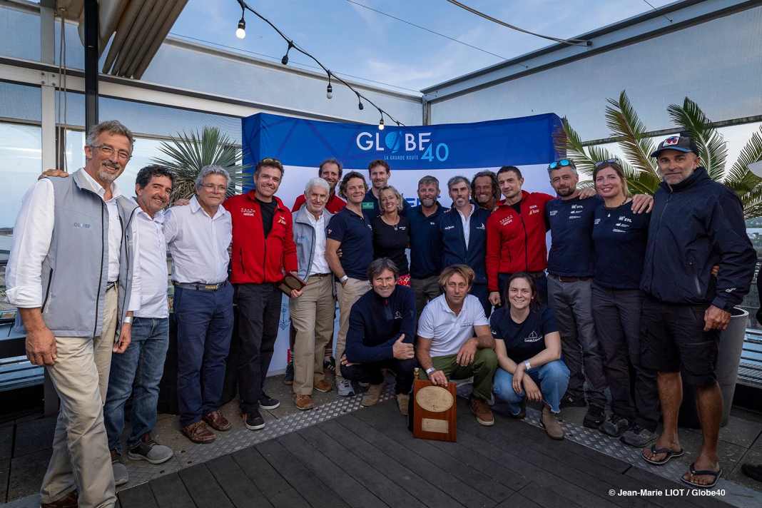 La photo finale du Globe40 avec les équipages.
