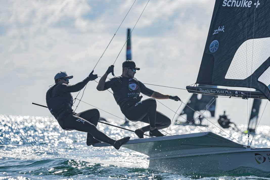 Jakob Meggendorfer and Andreas Spranger narrowly missed out on a World Championship medal in fourth place.