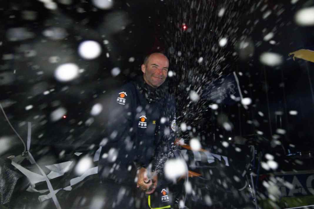 Nico Lunven si gode il successo a La Solitaire du Figaro Paprec.