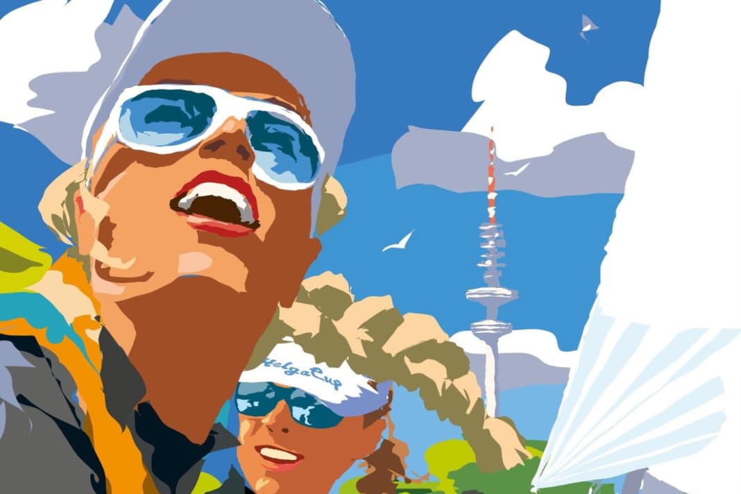 Das Plakat für den 9. Helga Cup hat der Hamburger Künstler Hinnerk Bodendieck. Als Maler und Illustrator prägt der Segler auch das künstlerische Gesicht von Helga-Cup-Partner Pantaenius.