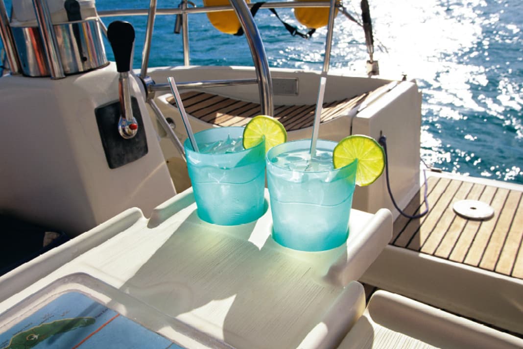 Gin and tonic on board - now a trendy drink, but the drink has a long maritime tradition