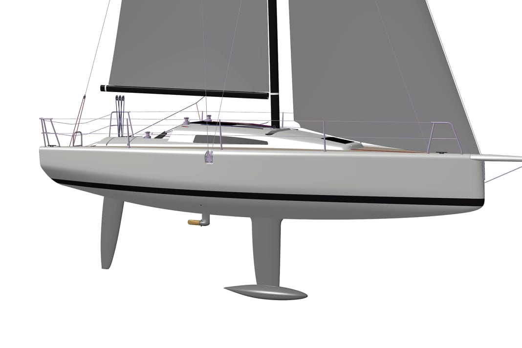 High-performance attachments, solid bowsprit, powerful cloth