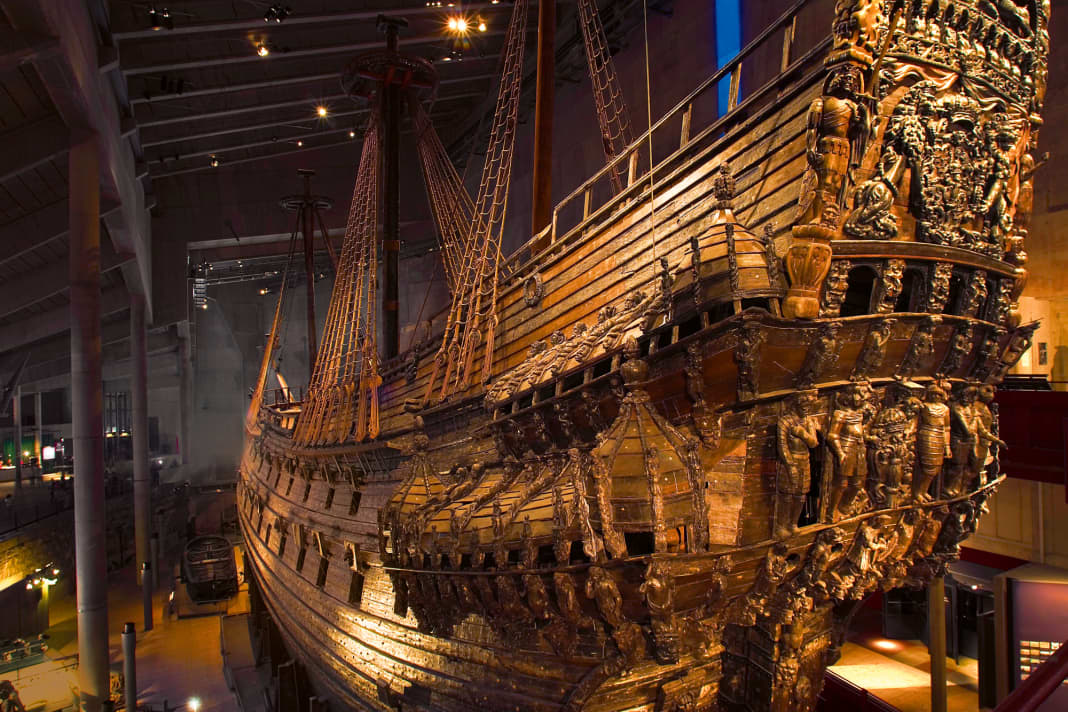 Superlativ in Stockholm:  Die “Vasa” ist das weltweit einzig erhaltene Schiff aus  dem 17. Jahrhundert und  das bestbesuchte Exponat