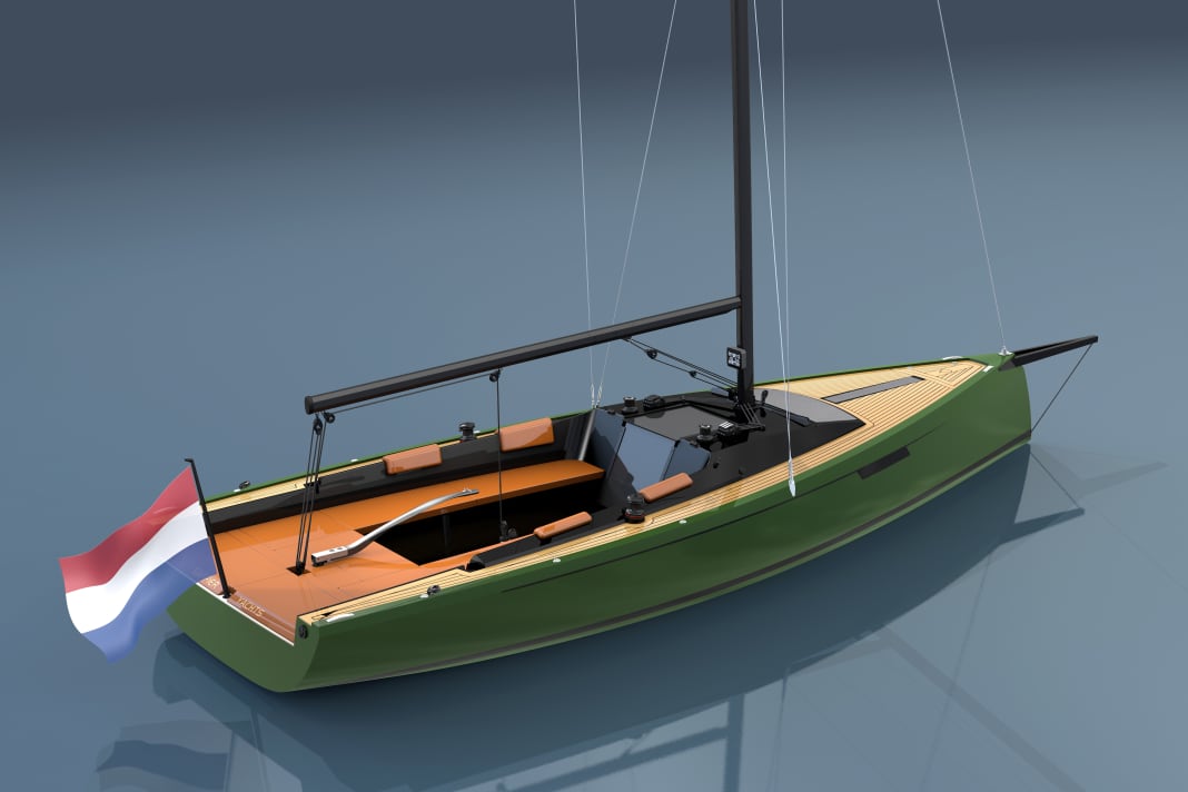 Fokus Daysailing. Viel Platz im großen Cockpit, Sonnenliege achtern, kompakter Kajütaufbau
