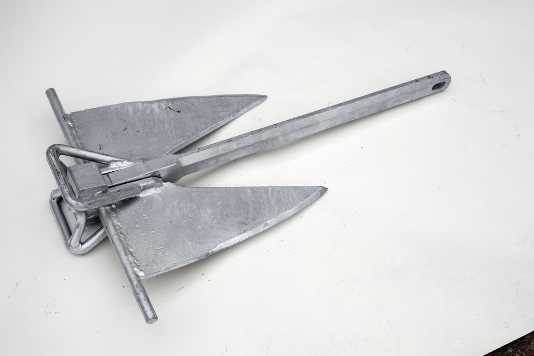 A typical plate anchor