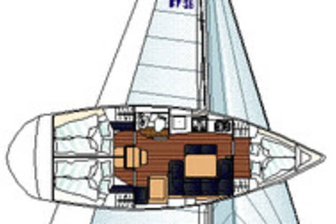 Bavaria 36: Die Einrichtung mit sechs Kojen macht das Schiff gro