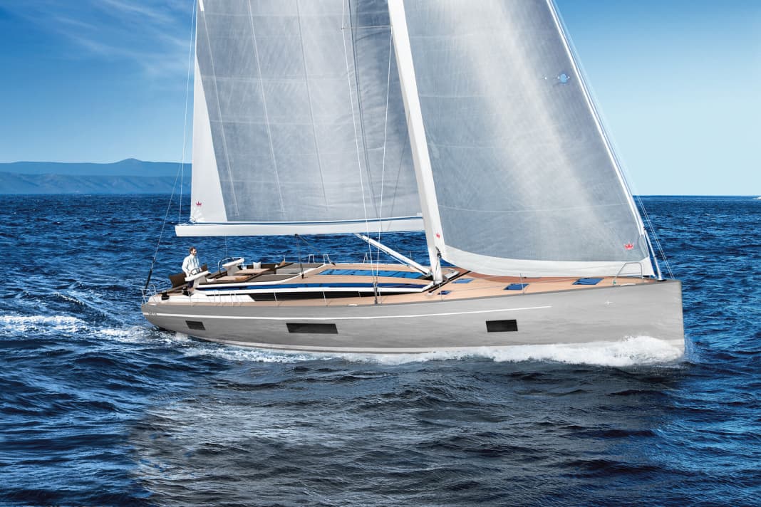 Bavaria C65. The construction is by Jason Ker, the styling comes from Maurizio Cossutti