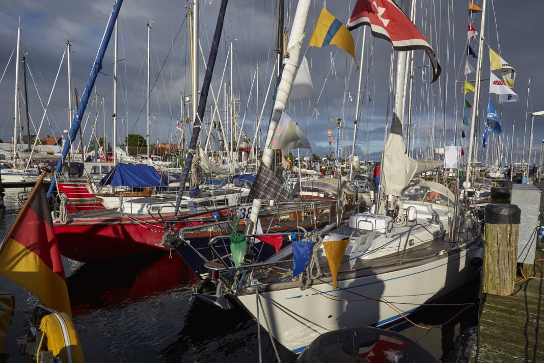 Zahlreiche Yachten kamen auch in diesem Jahr zum beliebten Szene-Treff an die Schlei