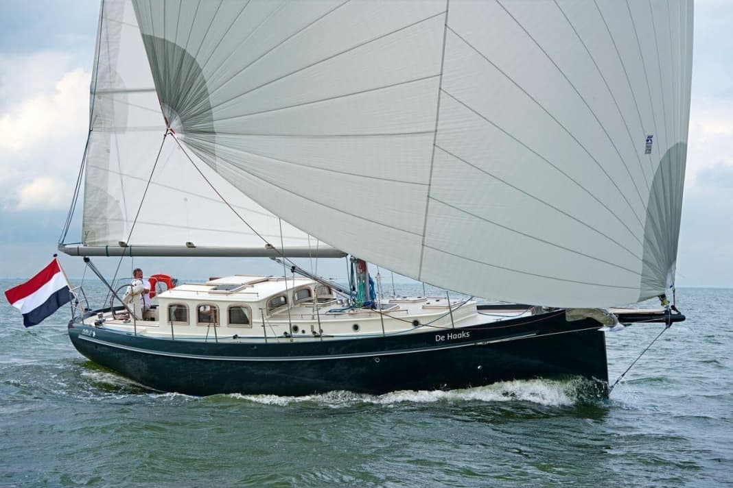 Shapes that appeal. The striking deck superstructures are a perfect match for the classically designed hull