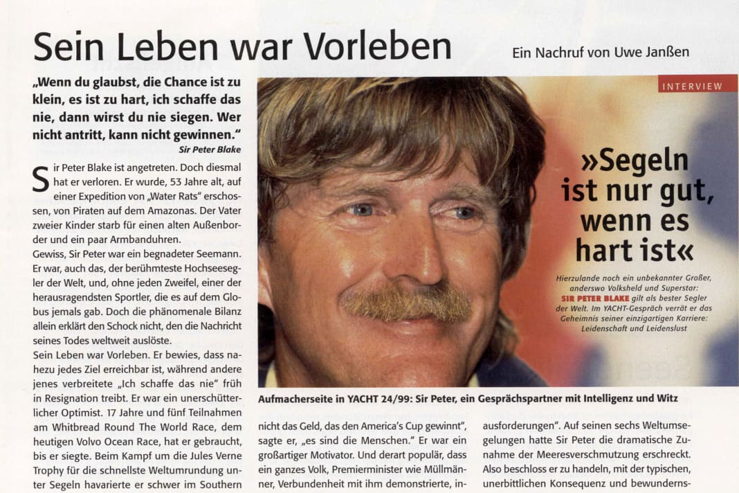 Obituary in YACHT 1/2002