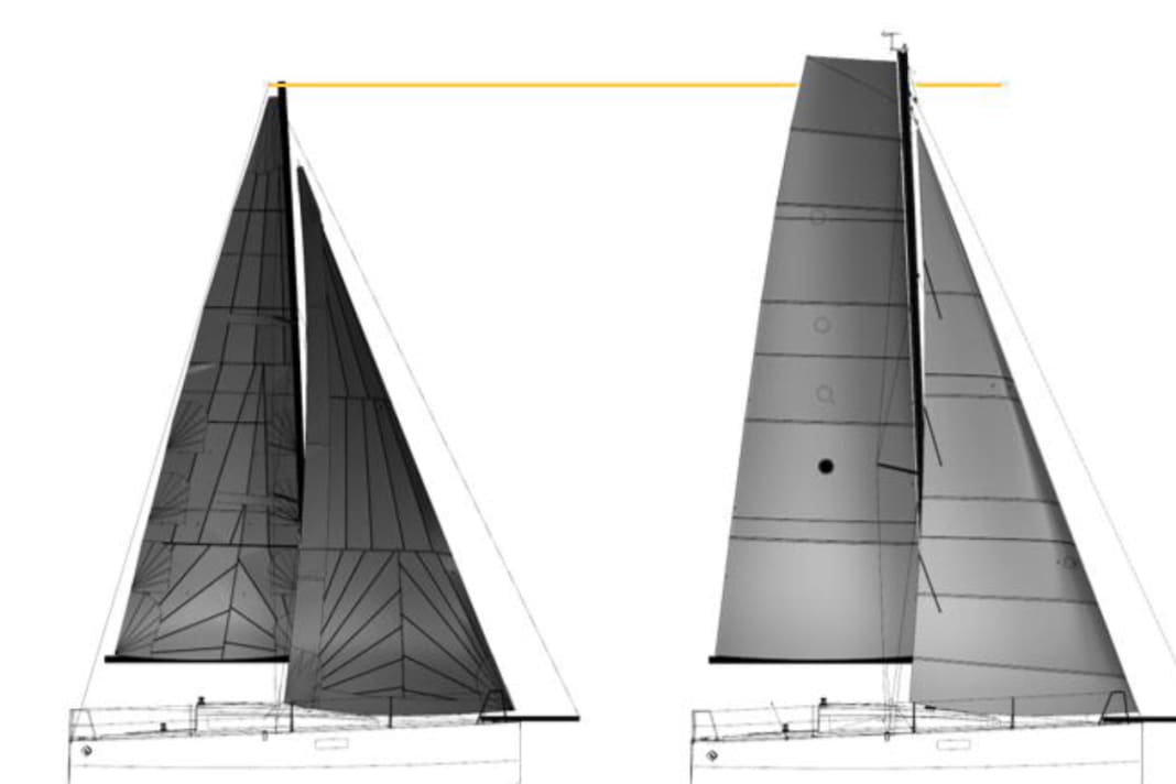 Evo-Rigg. Der neue Carbonmast ist 65 Zentimeter höher und bietet 34 Prozent mehr Segelfläche als das Standard-Rigg aus Aluminium