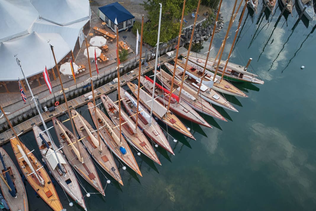 Impressioni dal campionato mondiale degli yacht 8mR a Langenargen sul Lago di Costanza. Immagini di Nico Krauss