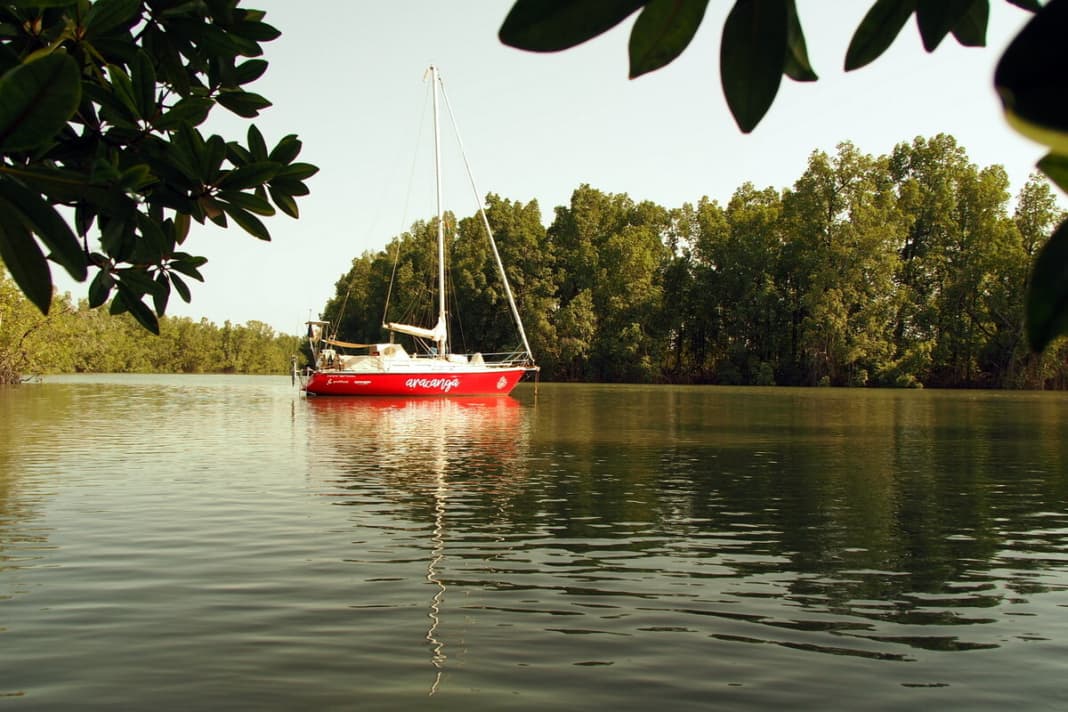 Die "Aracanga" auf dem Gambia – Impressionen