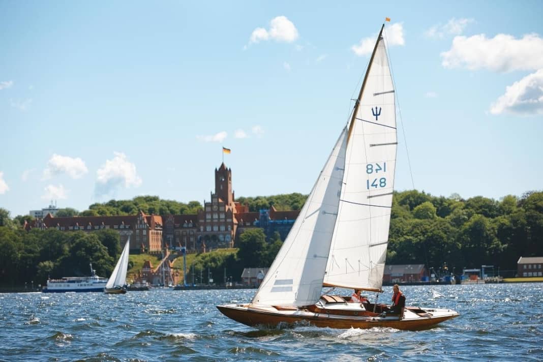 Bellissime imbarcazioni in legno: le German Classics sono un evento popolare al largo di Kiel in agosto