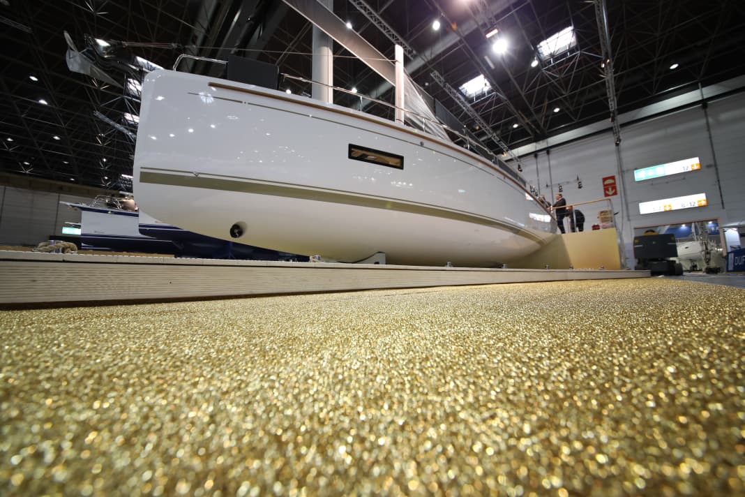Die Moody DS 41 in Halle 16 ohne Kiel