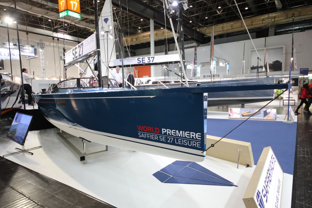 Saffier SE 27 Leisure. Die Farbe für Rumpf und Deck kann man frei wählen. Möglich ist fast alles