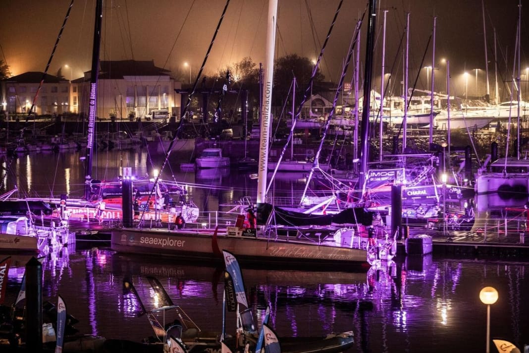 Impressions of the start of the Vendée Globe 2020 with Seaexplorer - Yachtclub de Monaco - Boris Herrmann Racing