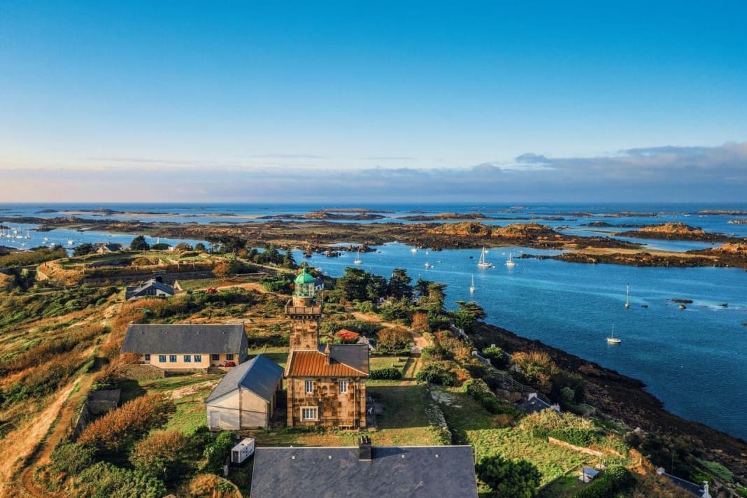 View over the Chausey Islands