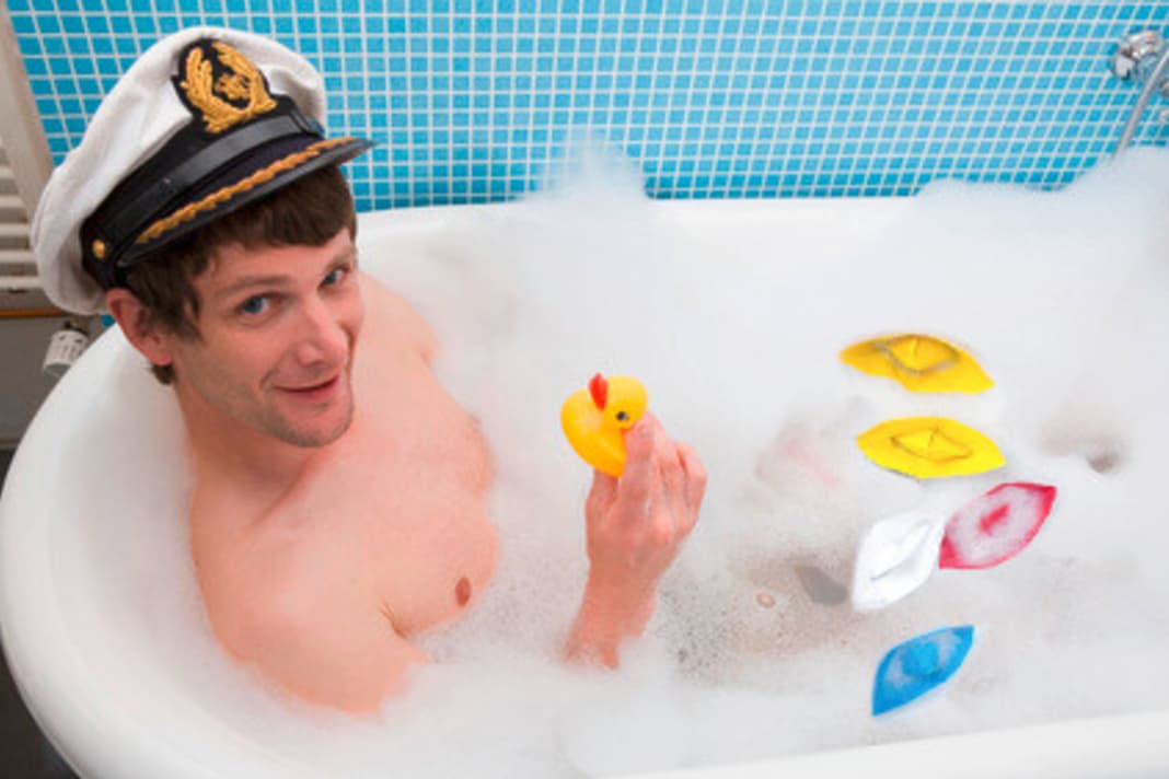 In meiner Badewanne bin ich Kapitän