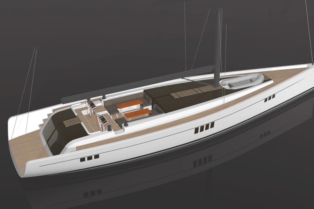 As usual with Hanse: elongated lines, modern look, high freeboard