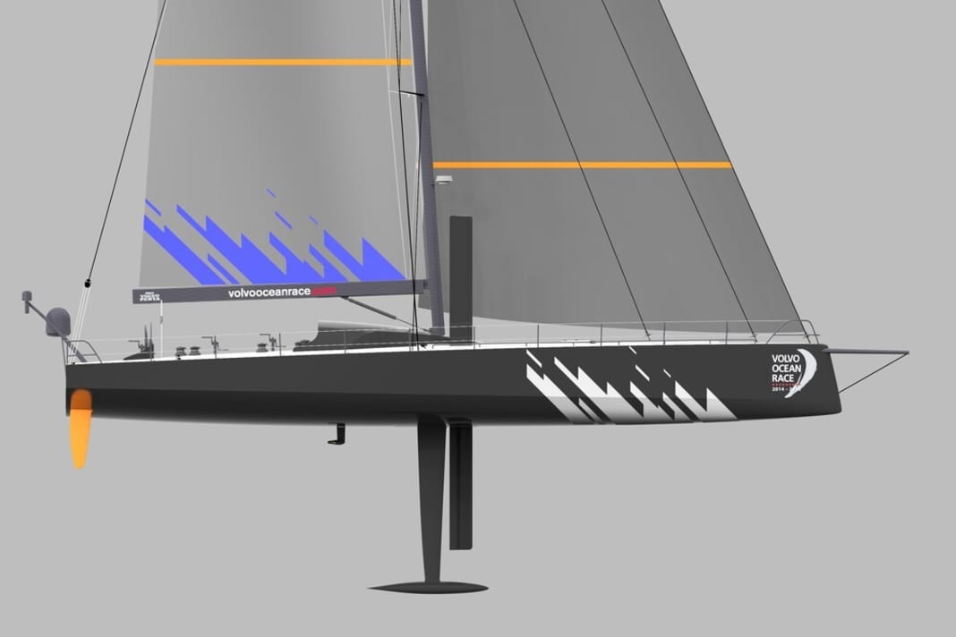 Almost like a model boat: negative stem, deep keel, long centreboards