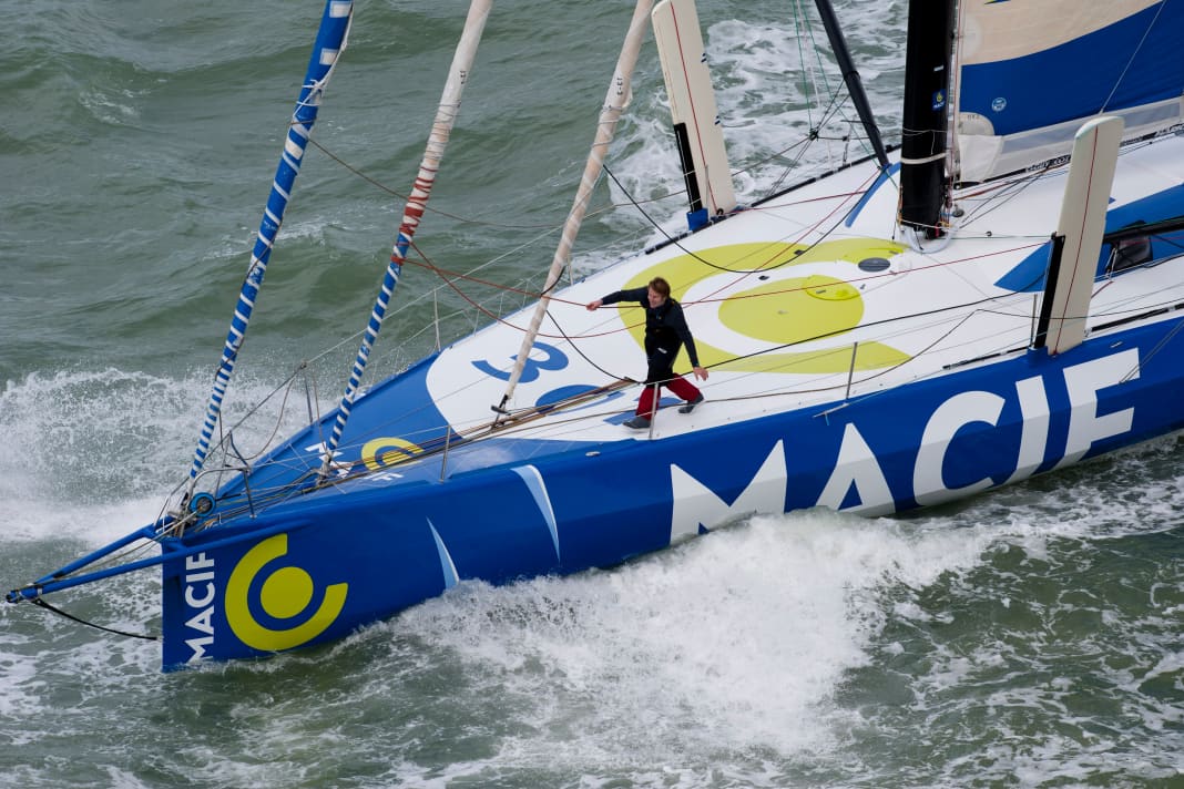 Macif at the finish