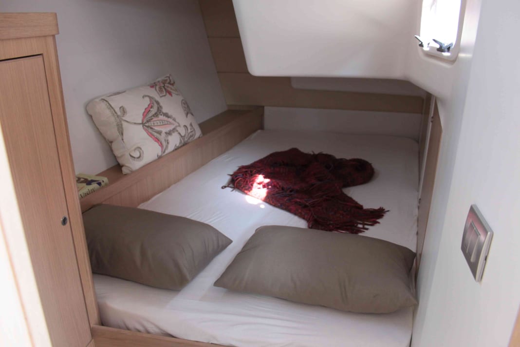 One of the two aft cabins of the premiere ship