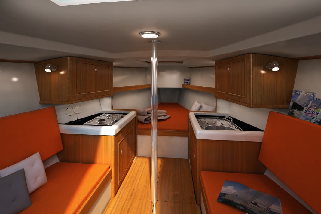 Avant ouvert sans cloison