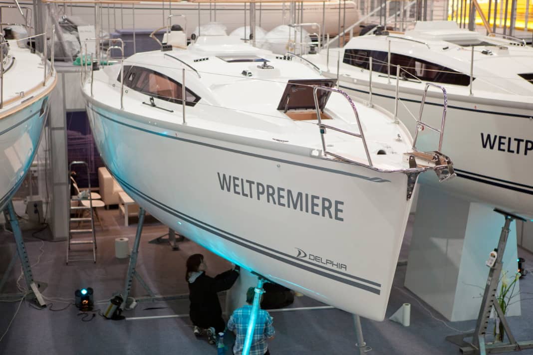Première du salon Delphia 34 au boot 2014