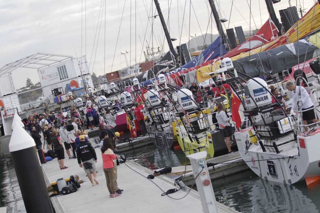 Impressions du départ Leg 5 : Auckland - Itajai, 6560 milles nautiques à parcourir