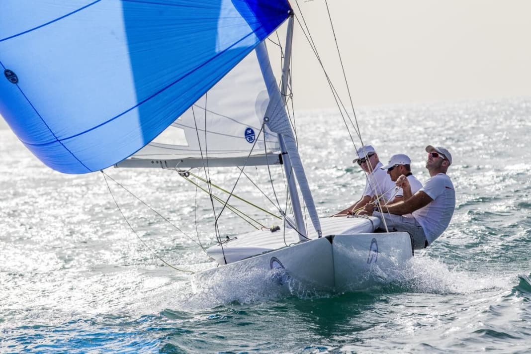 The mushroom-shaped design of the new boat allows...