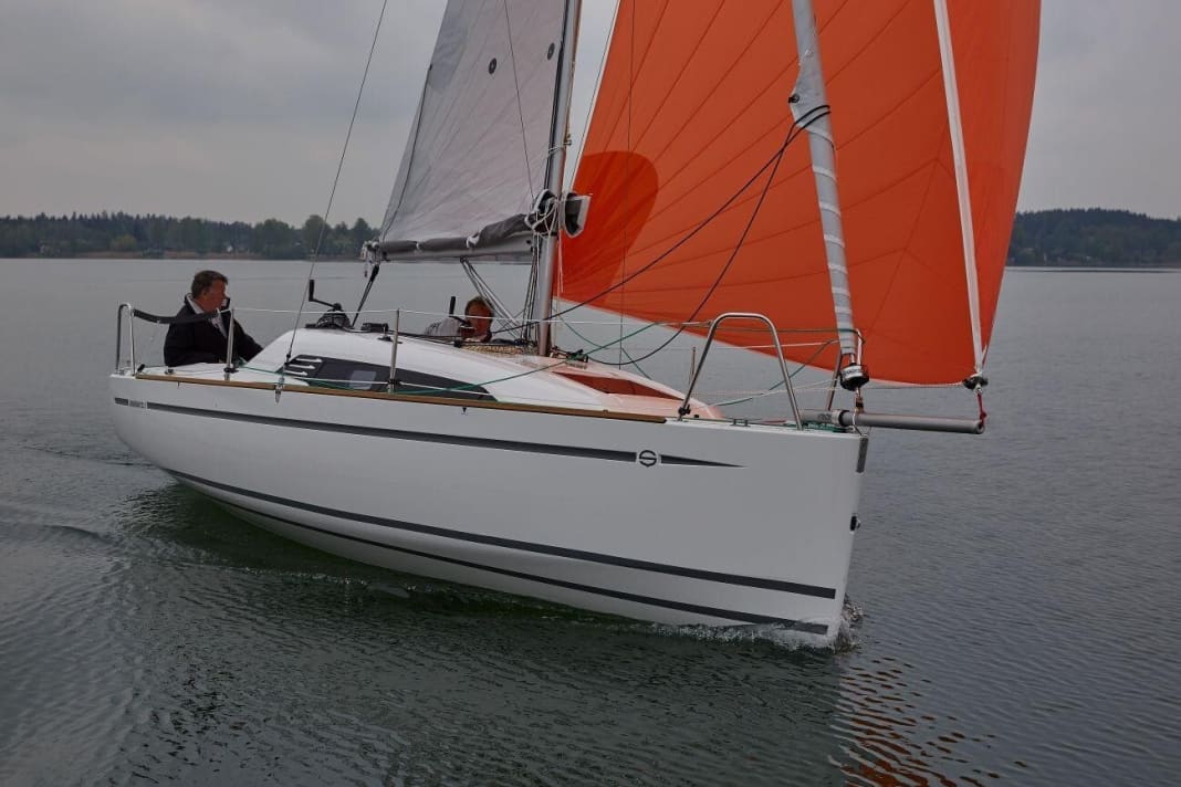 The look is modern, the sail plan performance-orientated