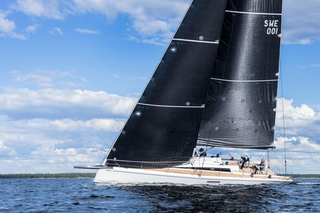 Peu de vent, mais beaucoup de vitesse, même en croisière - le Club Swan 50 est une machine à s'amuser.