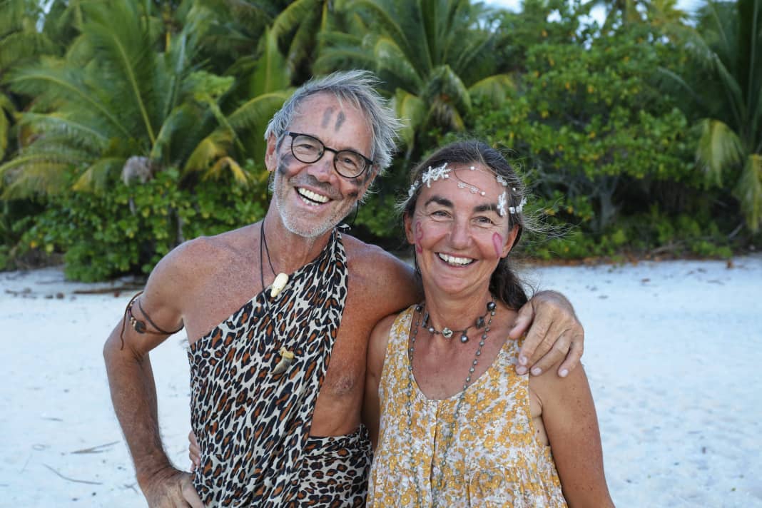 Glücklich in der Südsee: Ihre jüngste Reise führte Doris Renoldner und Wolfgang Slanec wieder in den Pazifik