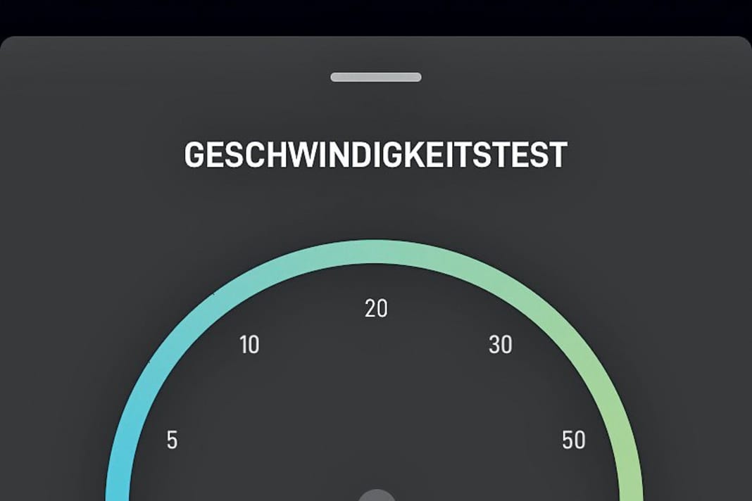 Schnelle Reaktion: Die Upload- und Download-Werte sind von der Auslastung abhängig. Fürs Boatoffice ist die Datenrate mehr als ausreichend