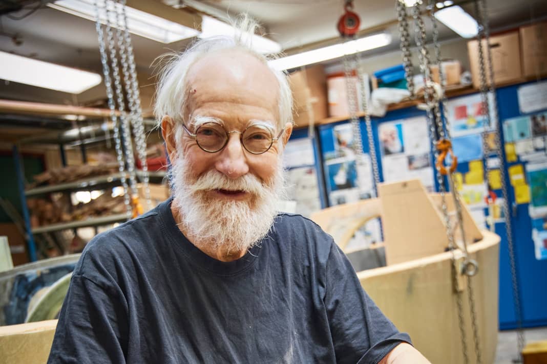 Pianificare, armeggiare e costruire: Sven Yrvind è in fibrillazione da microbarca tutto il giorno