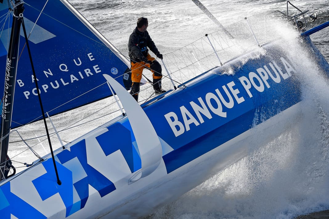 Banque Populaires Imoca auf dem Weg zum Sieg der Vendée Globe 2016/17
