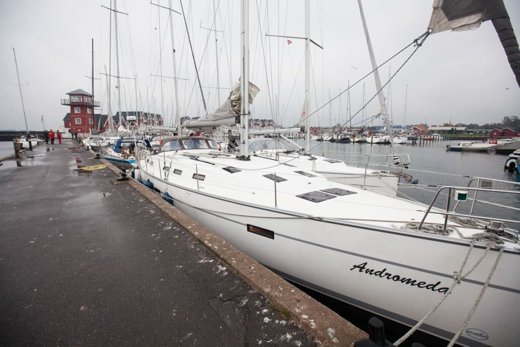 L'"Andromeda", un Bavaria 50, avec lequel le matériel a été transporté sur le lieu du crime, selon le "Spiegel".