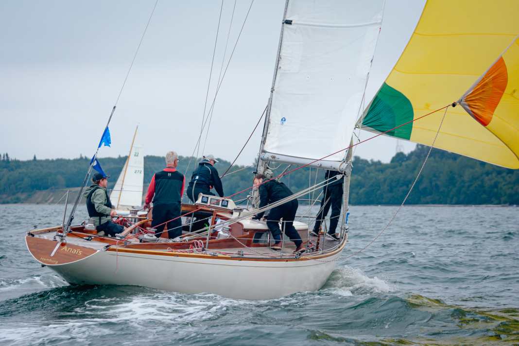 Der Dick-Carter-Eintonner "Anaïs" von 1968 wurde von Ekkehard Erben bei den German Classics 2023 fotografiert. Die Crew kann zwar in Travemünde nicht dabei sein, plant aber die Teilnahme an anderen Eintonner-Treffen