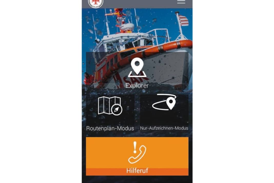 L'applicazione gratuita SafeTRX del Servizio tedesco di ricerca e salvataggio marittimo (DGzRS).