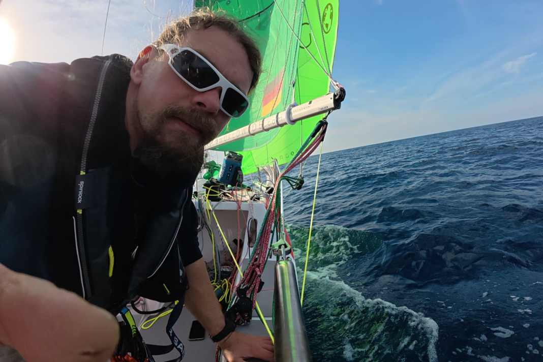 It was the first time that Christian Sauer had crossed the Atlantic.