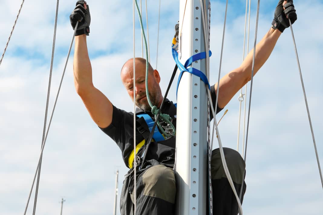 Arrampicarsi rende più facile il lavoro degli aiutanti