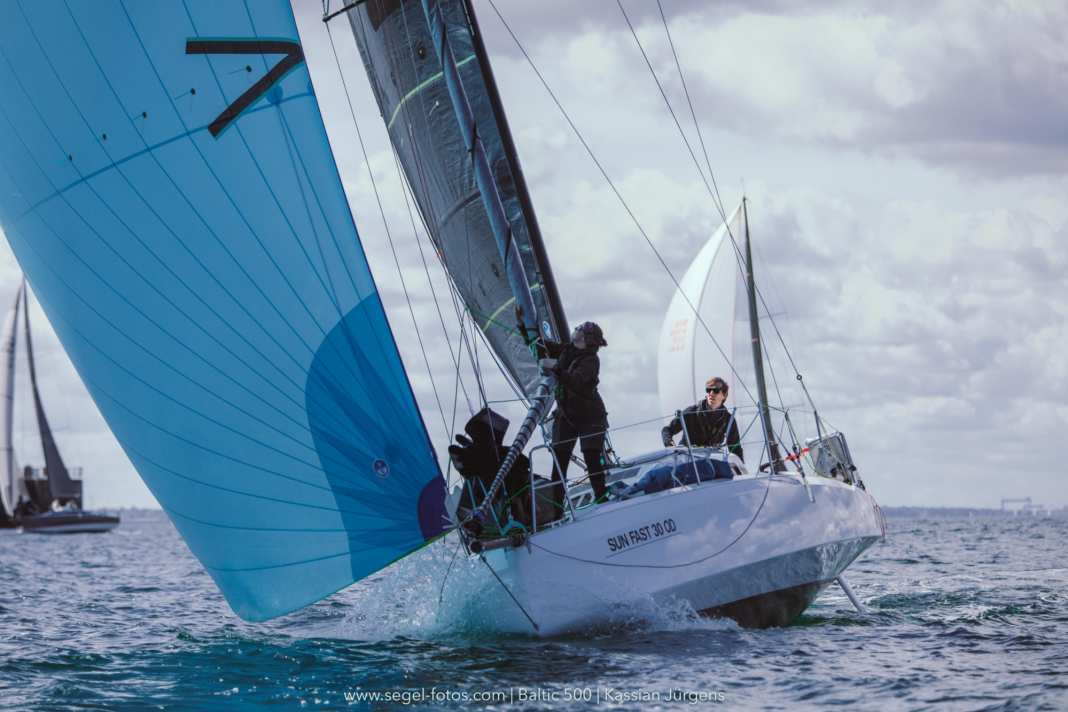 The Sun Fast 30 OD won the overall classification in the Baltic 500.