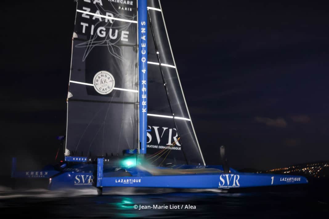 Il gigante Ultim "SVR Lazartigue" ha vinto la Transat Café L'Or.