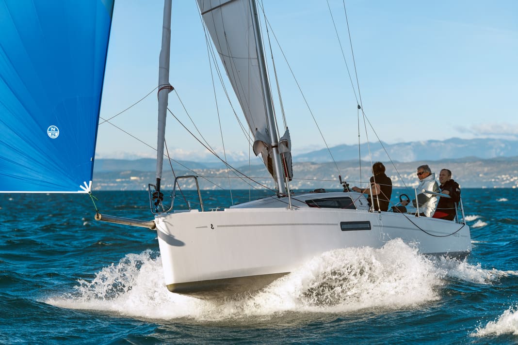 Gut 15 Knoten Top-Speed bei 20 Knoten Wind