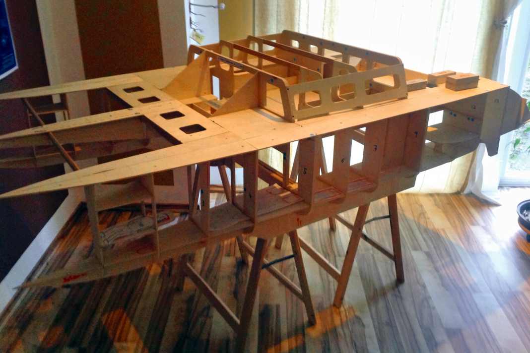 Thomas Stinnesbecks drittes Modell ist mit einer Länge von zwei Metern schon für sich üppig.