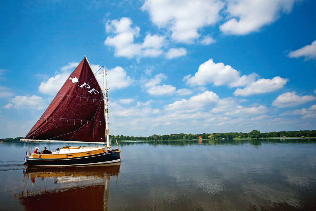 Strong pieces: The more than three-tonne flounder is no light-wind racer