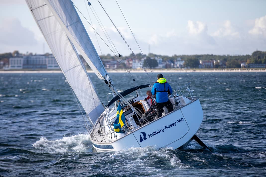 Gut ist hier die von rechts oben anrückende Bö zu erkennen