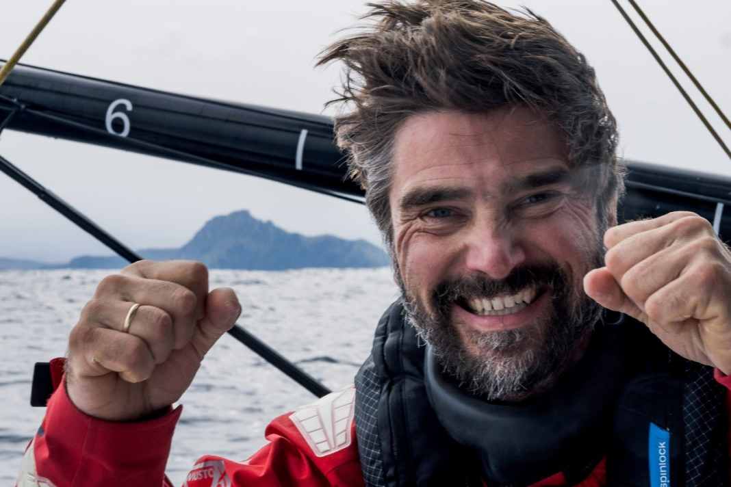 Boris che gira intorno al Capo durante la Ocean Race.